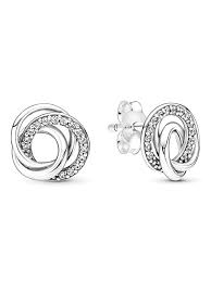 Ohrstecker Moments rund Silber Zirkonia